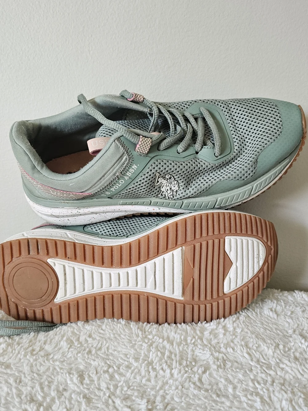 U.S. Polo Assn. Women's Sage Mesh Athletic Sneakers